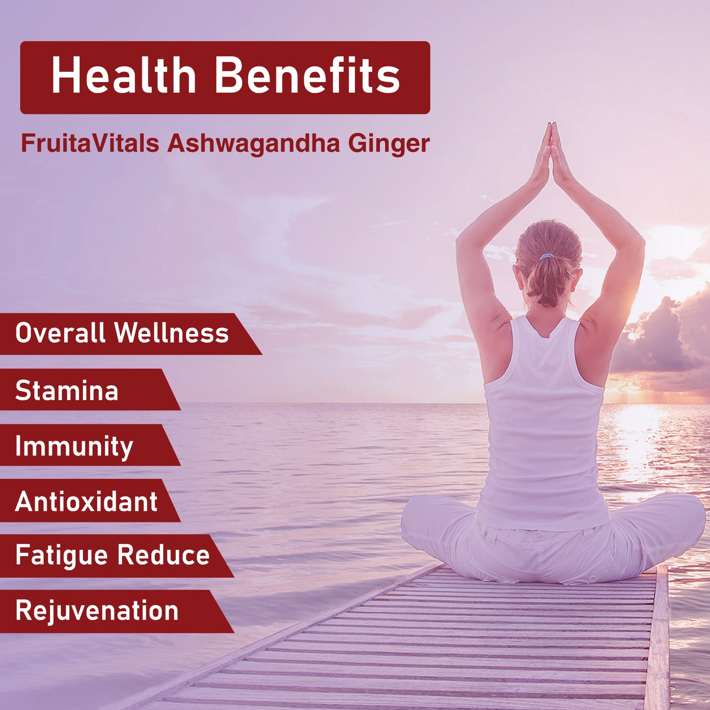 FruitaVitals Ashwagandha Ginger Package (Pack of 2)