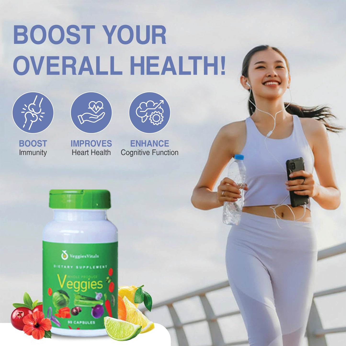 FruitaVitals Fruits & Veggies Supplements (Pack of 4)