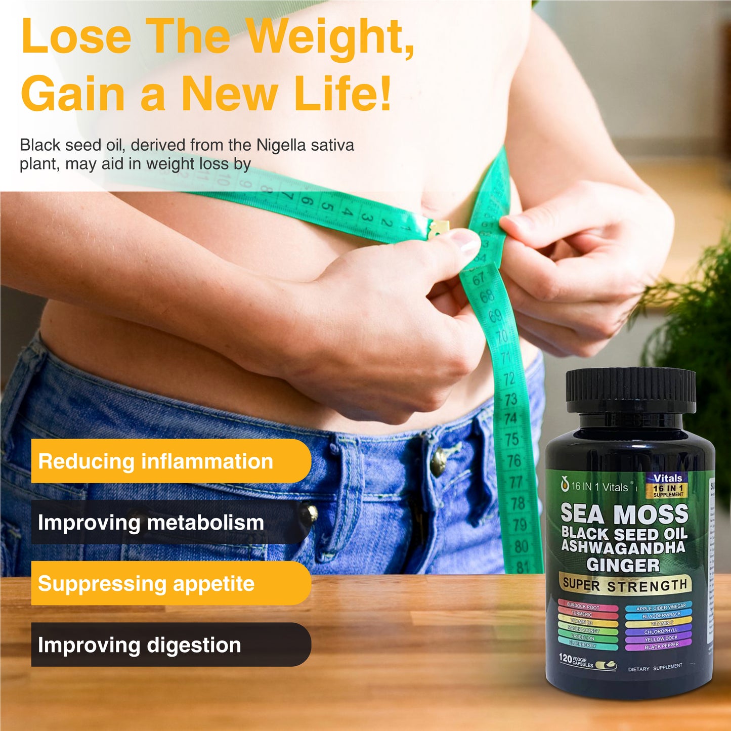 Sea Moss Black Seed Oil Capsules