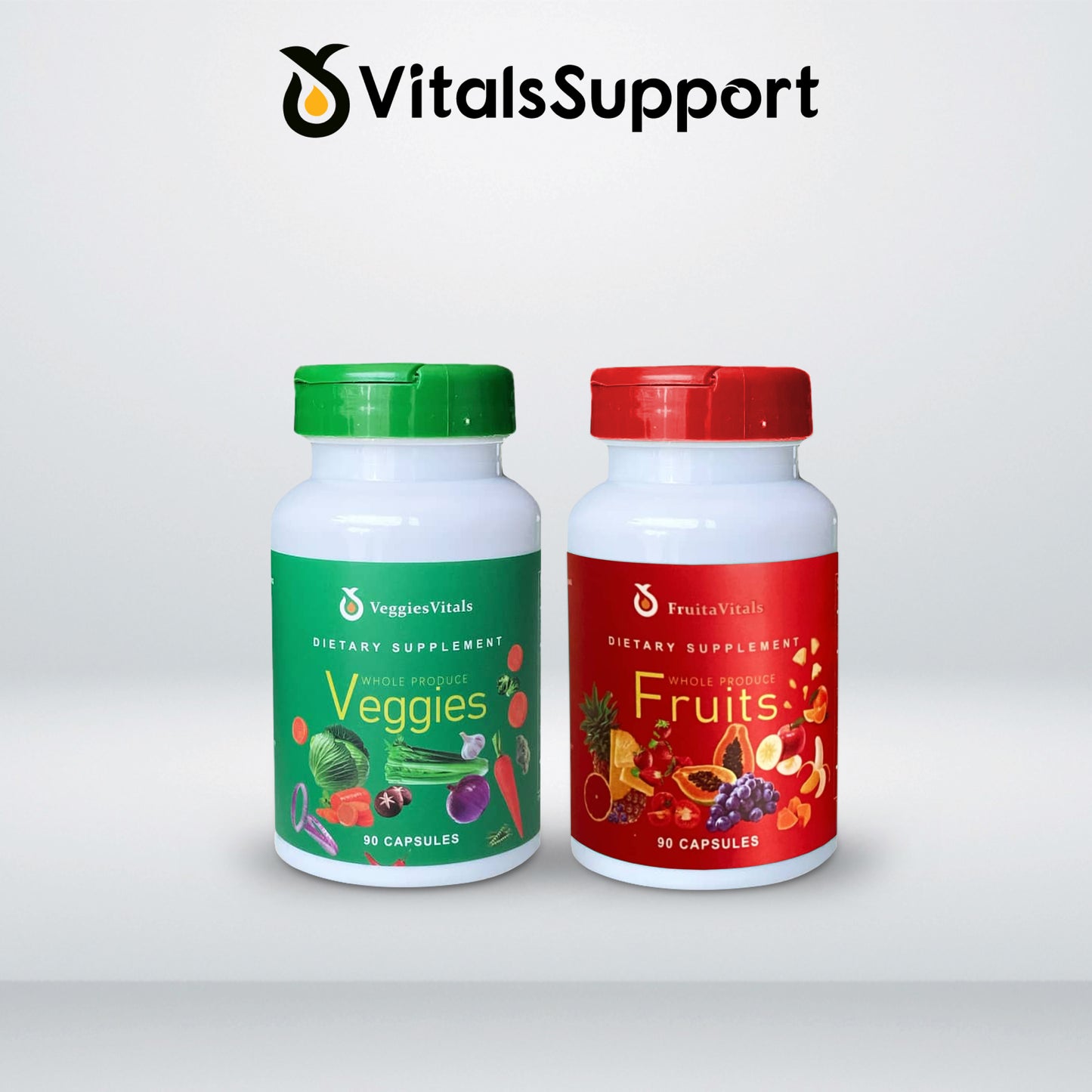 Fruits & Veggies Capsules Supplements (Pack of 2)