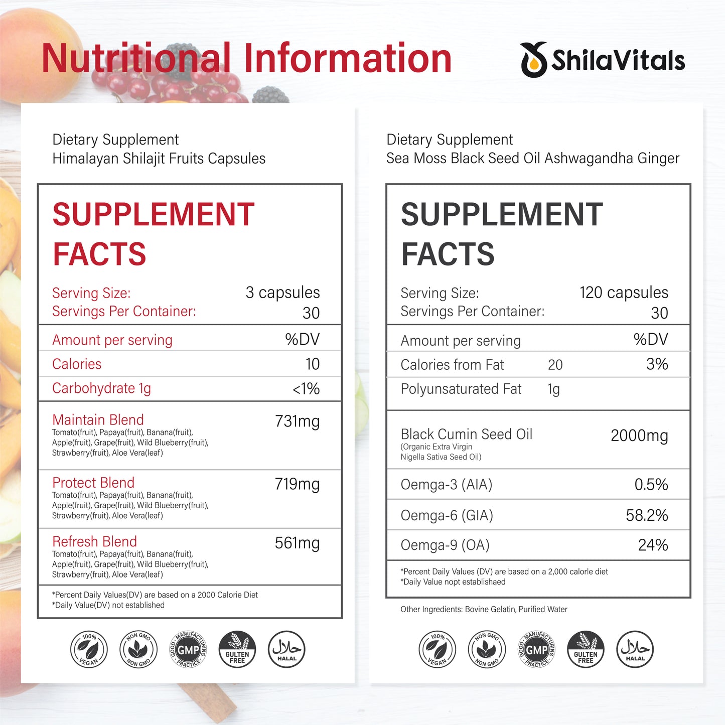 FruitaVitals Ashwagandha Ginger Package (Pack of 2)