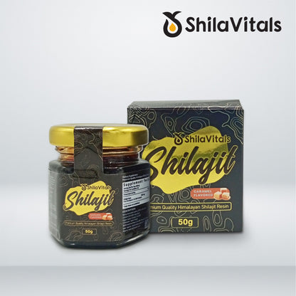 Premium Quality Himalayan Shilajit Caramel Delicious Honey Flavour