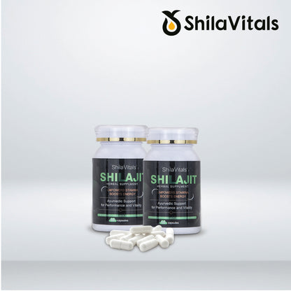 ShilaVitals Himalayan Shilajit Capsules for Men Vitality