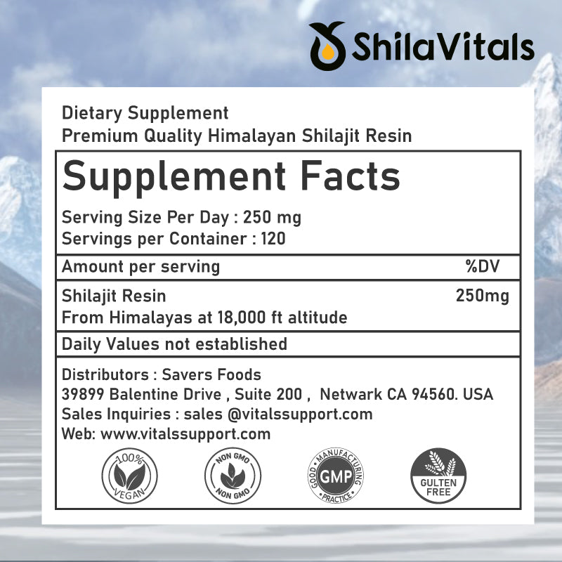 Premium Quality Himalayan Shilajit Resin Daily Dose of Ancient Wellness