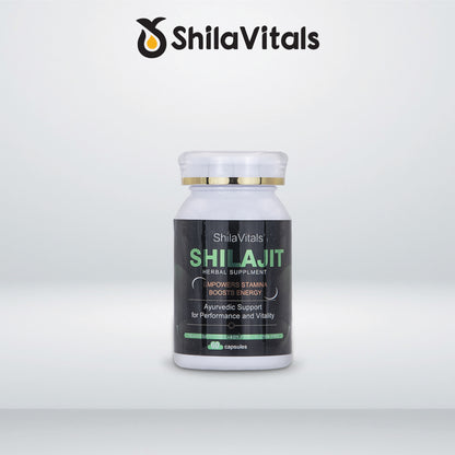 ShilaVitals Himalayan Shilajit Capsules for Men Vitality