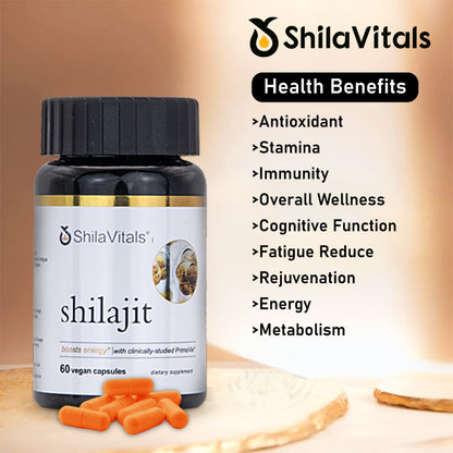 Shilavitals Shilajit Capsules Support for Men and Women