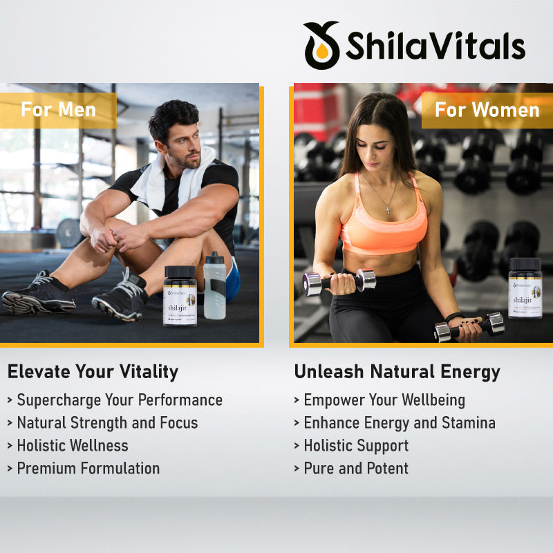 Shilavitals Shilajit Capsules Support for Men and Women