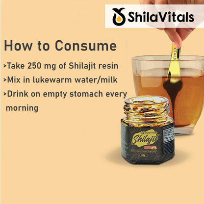 Premium Quality Himalayan Shilajit Caramel Delicious Honey Flavour