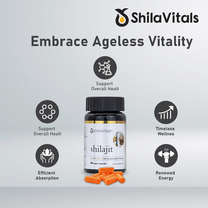 Shilavitals Shilajit Capsules Support for Men and Women